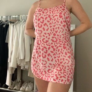 Pink Cheetah Slip